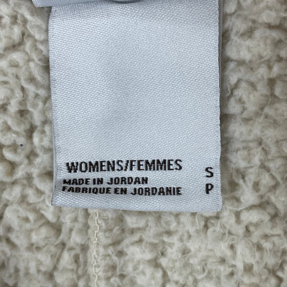 The North Face Cragmont Sherpa Fleece Jacket Womens Small Cream Full Zip Cozy - Picture 14 of 15